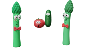 This is the Avatar Image for the Archibald Asparagus ('90s) - VeggieTales AI Voice and Text to Speech Generator